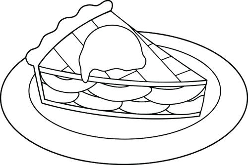 500x334 Pie Coloring Page Slice Apple Pie Coloring Page Pinkie Pie