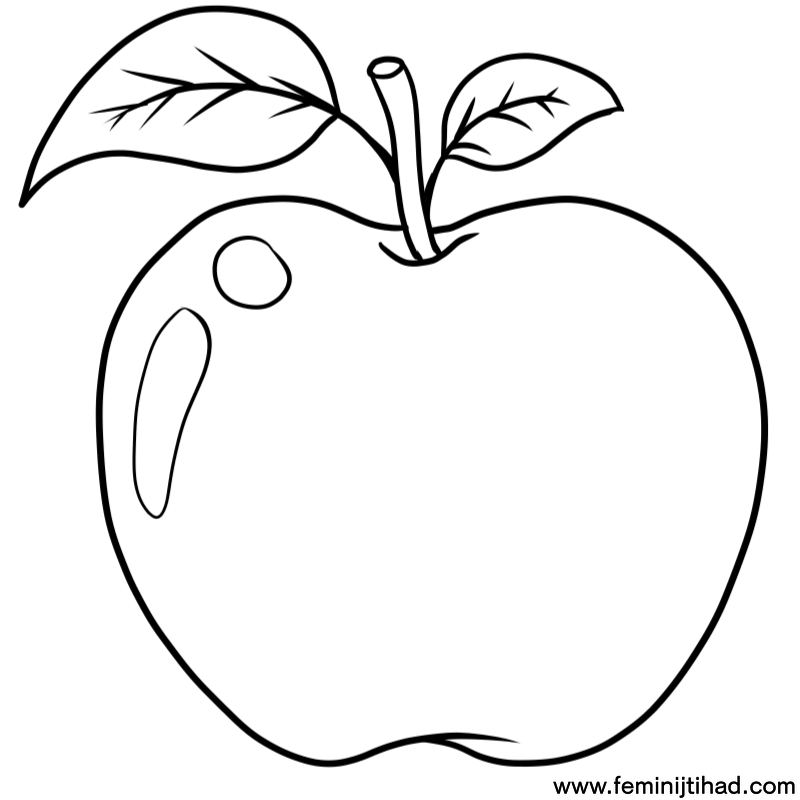 800x800 Printable Coloring Pages Of Apple Download Coloring Pages For Kids