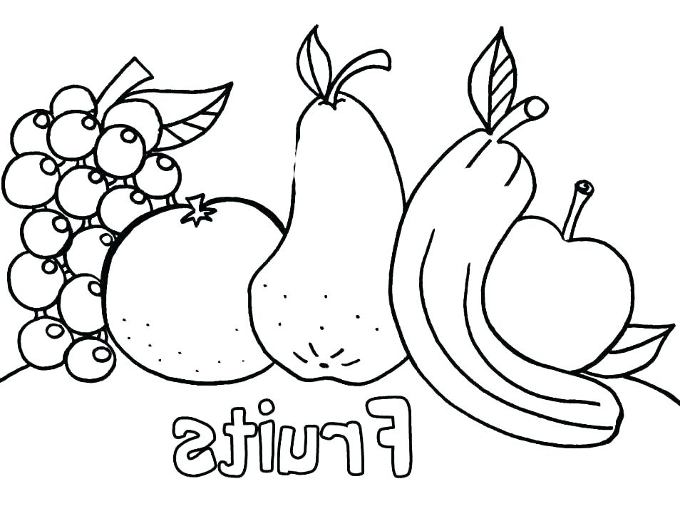 954x738 A Is For Apple Coloring Page Apples Coloring Page Apples Coloring