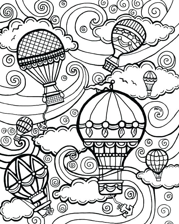570x713 April Showers Coloring Pages