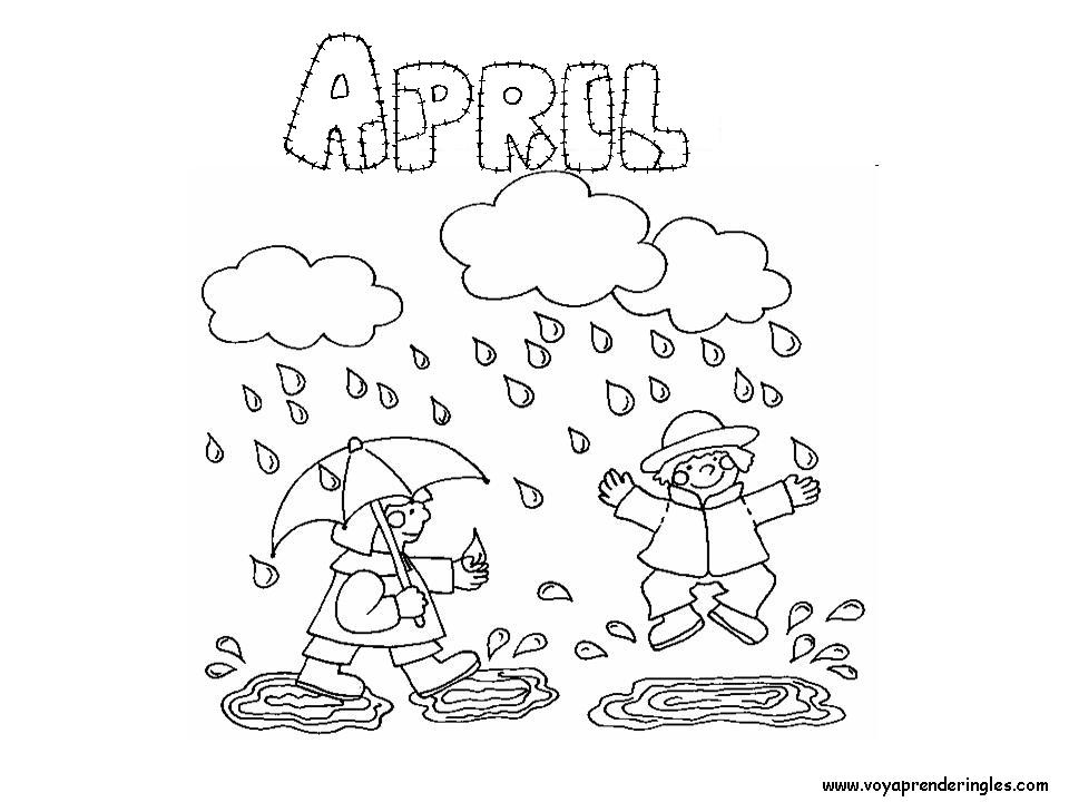 960x720 April Coloring Pages Awesome April Calendar Page Free Printable