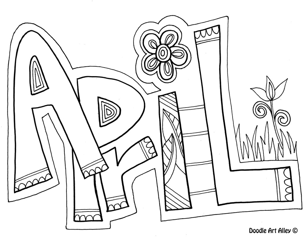 1035x800 Months Of The Year Coloring Pages