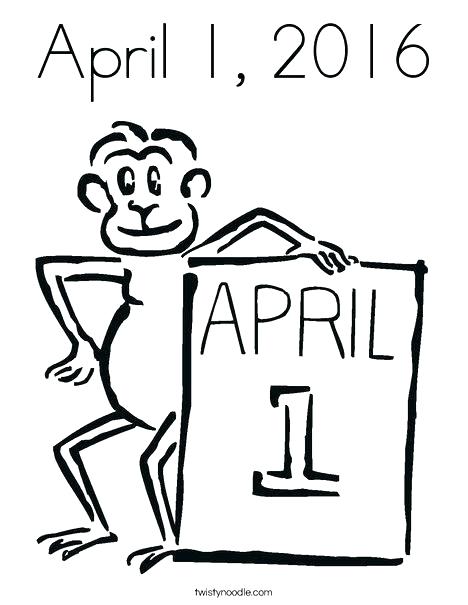468x605 April Coloring Pages Detail Spring Coloring Pages April Fools Day
