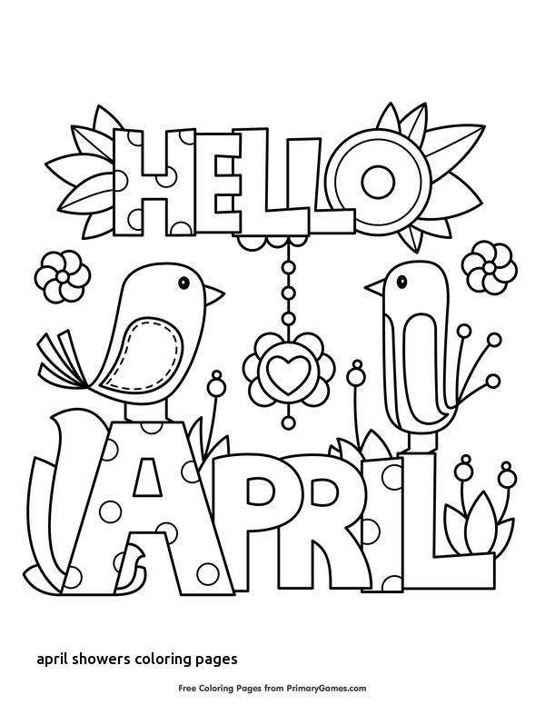 600x776 2921 Best Coloring Pages Images On For April Showers