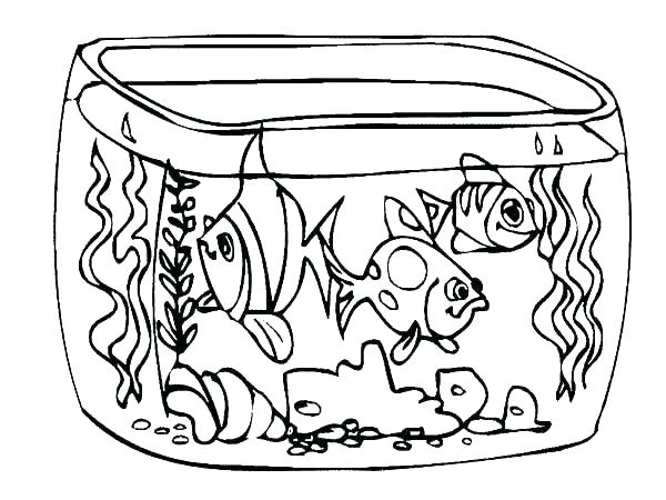 Aquarium Fish Coloring Pages