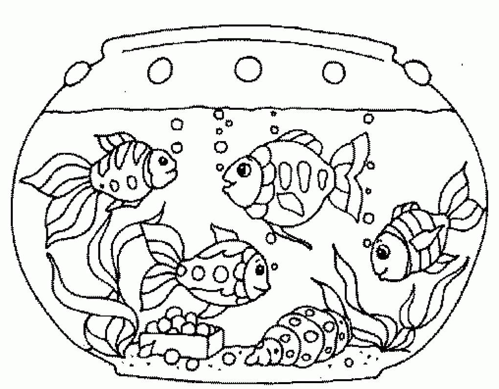 1020x797 Coloring Pages Aquarium Fish Coloring Page Fun