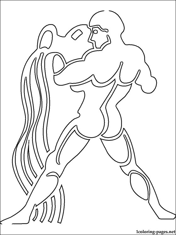 560x750 Aquarius Coloring Page Coloring Pages