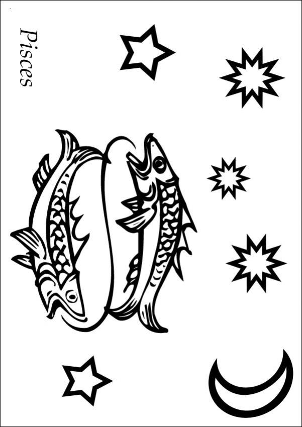 601x850 Aquarius Coloring Pages