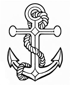 235x282 Anchor Coloring Page