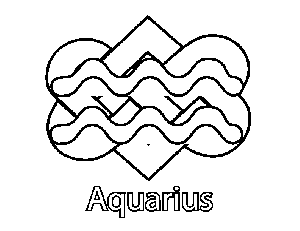 300x231 Celtic Aquarius Coloring Page