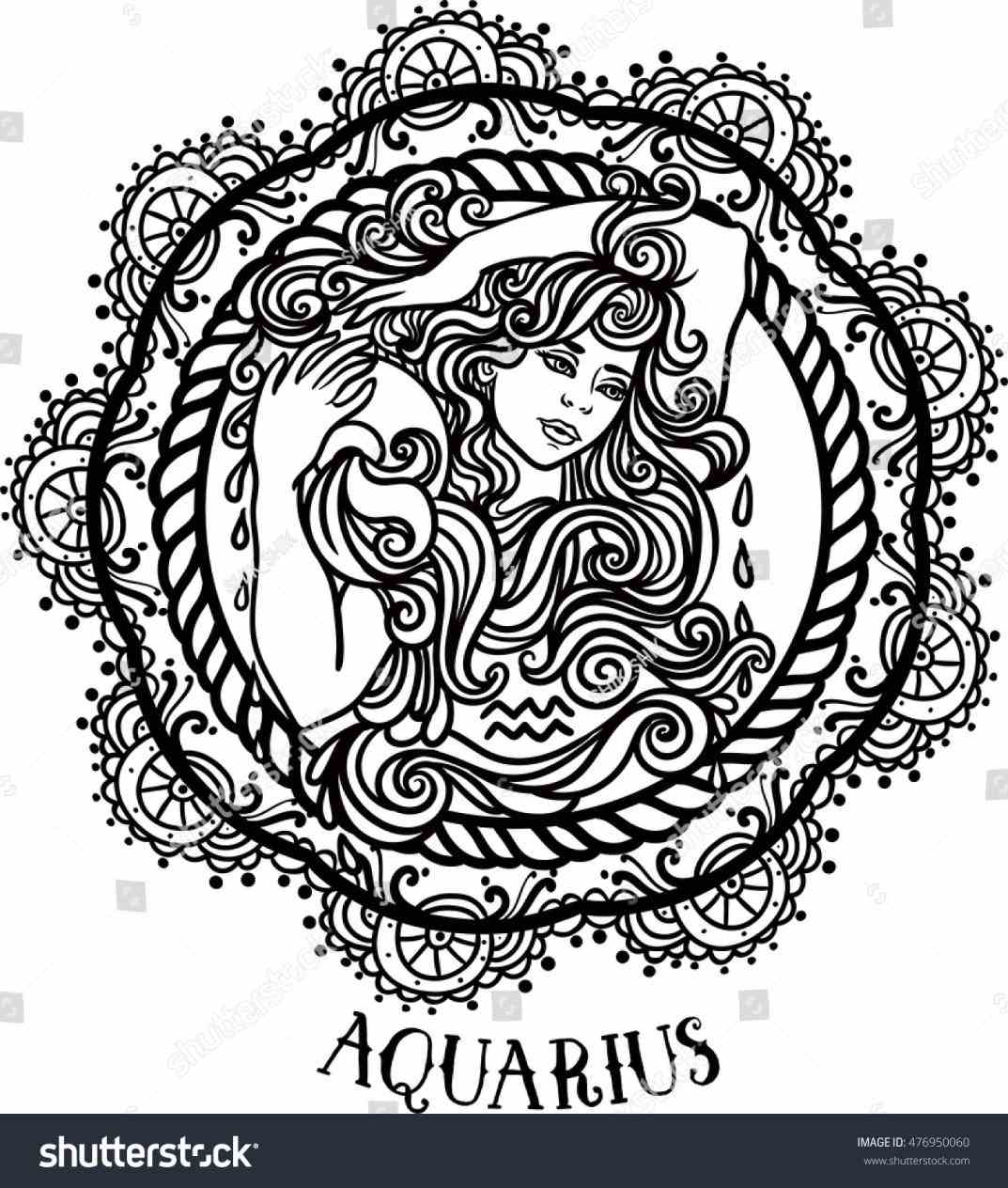 1073x1264 Aquarius Coloring Pages Web Coloring Pages