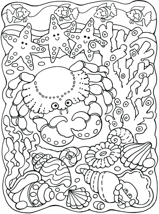 650x875 Marine Life Coloring Pages Marine Life Coloring Pages Aquatic Life