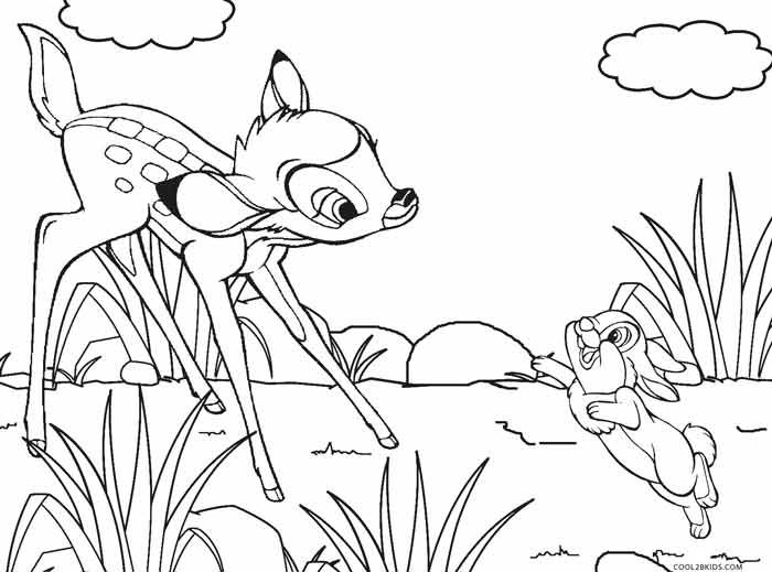 700x519 Printable Bambi Coloring Pages For Kids Cool2bkids Disney