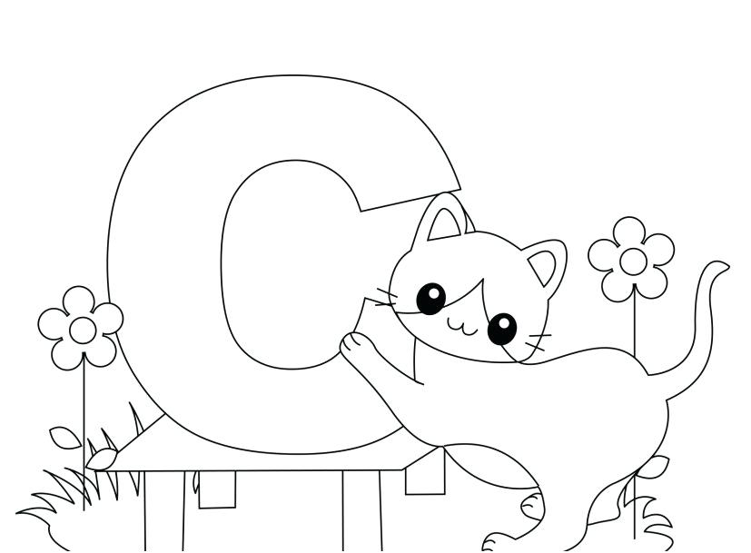 827x609 Coloring Pages Of Alphabet Professional