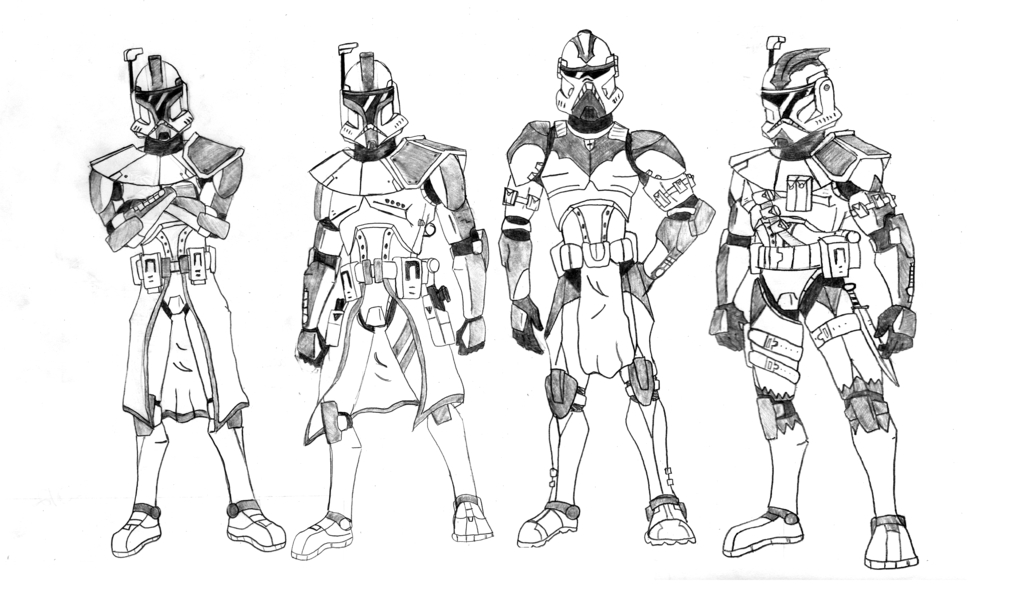 Arc Trooper Coloring Pages