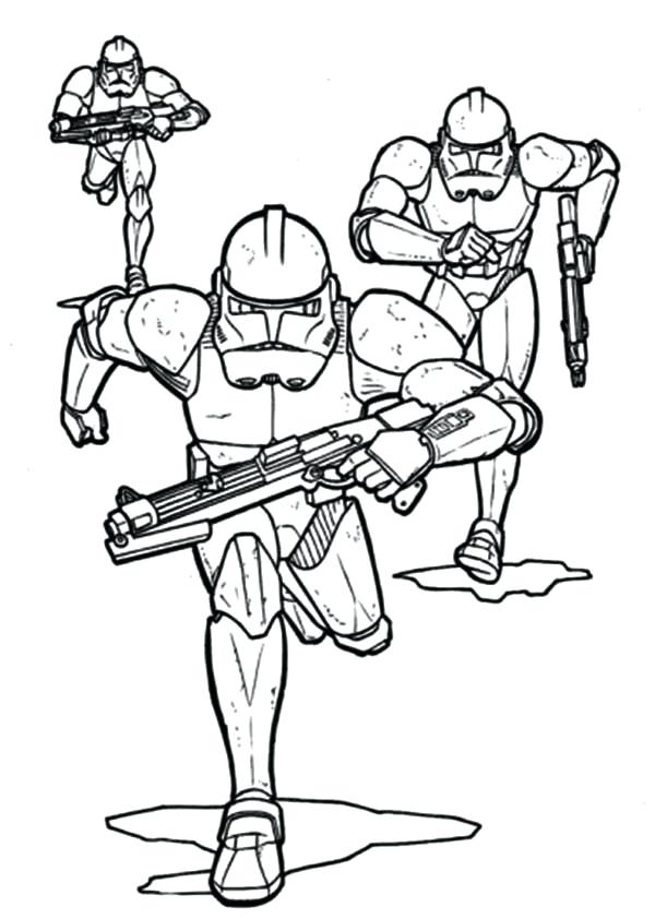 600x842 Star Wars The Clone Wars Coloring Pages Star Wars Clone Trooper