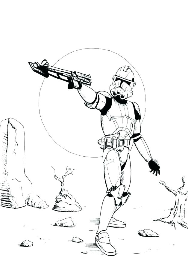 628x900 Clone Trooper Coloring Pages Icontent