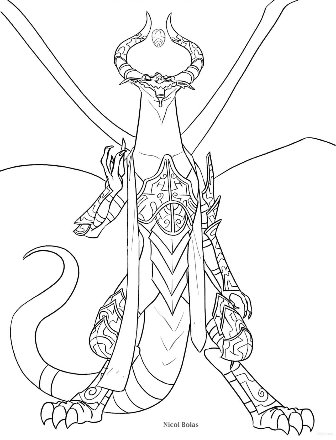 1280x1676 Magic The Gathering! Makimonstrous Scans Of The Coloring Pages