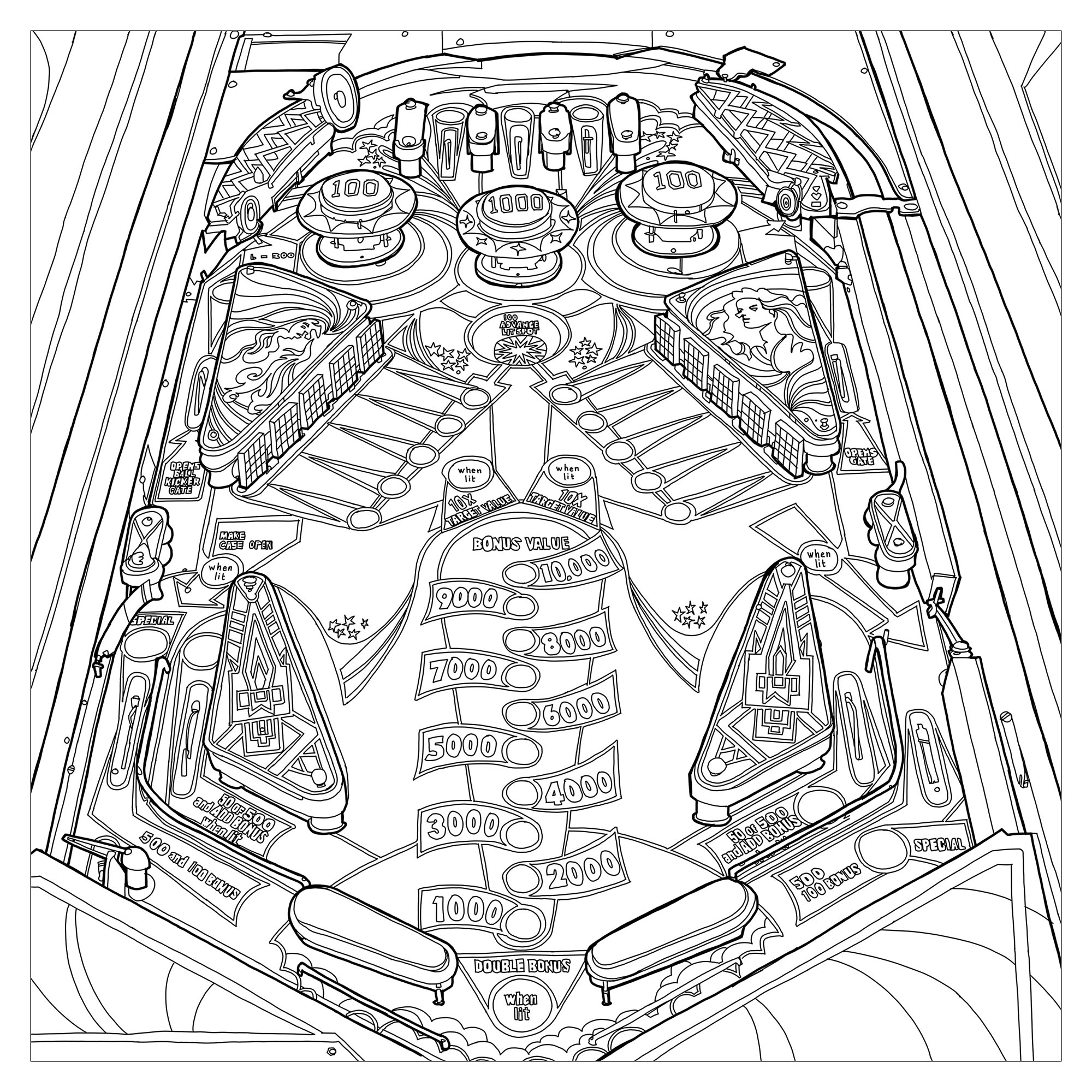 2000x2000 Pinball Of The Book Fantastic Machines