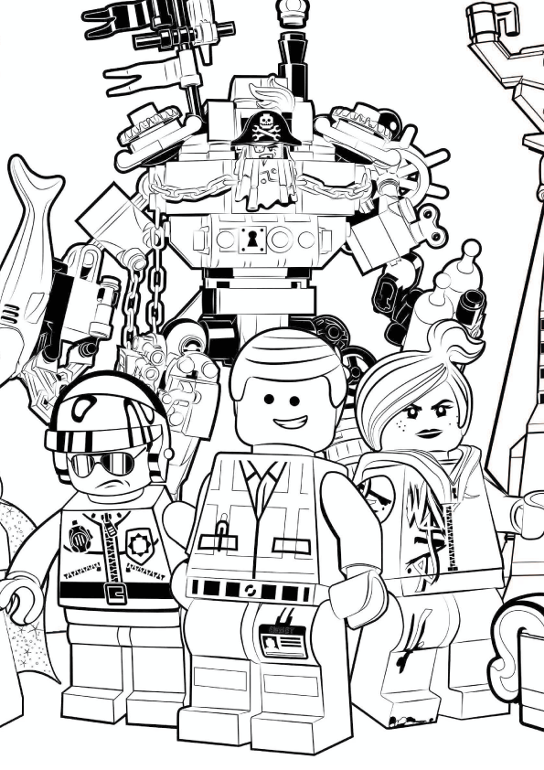 595x842 Lego Movie Coloring Pages