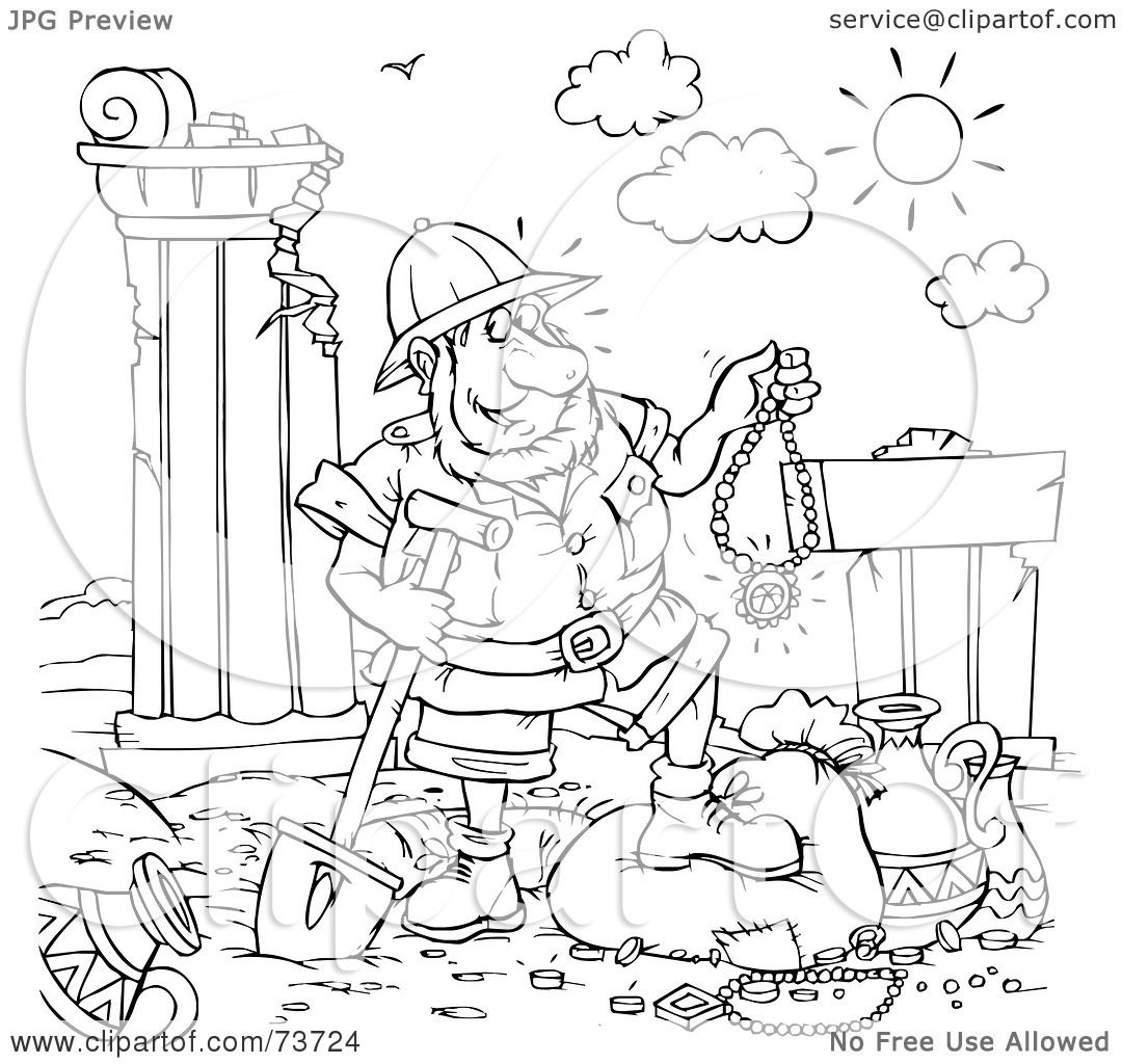 1080x1024 Royalty Free (Rf) Clipart Illustration Of A Black And White