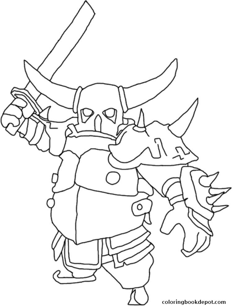 762x989 Print Archer Clash Of Clans Coloring Pages To Print Free