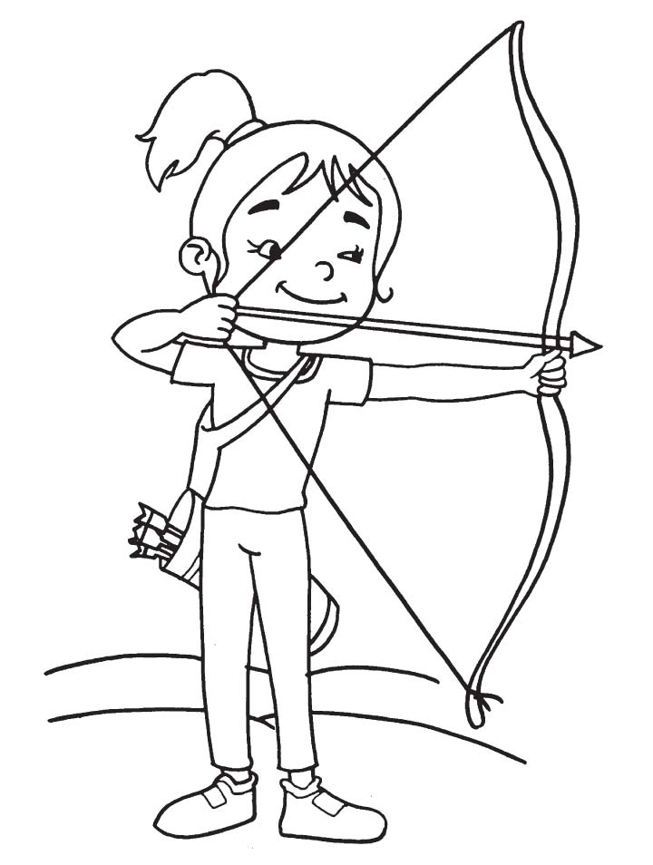 720x954 Archer Coloring Pages Color Bros