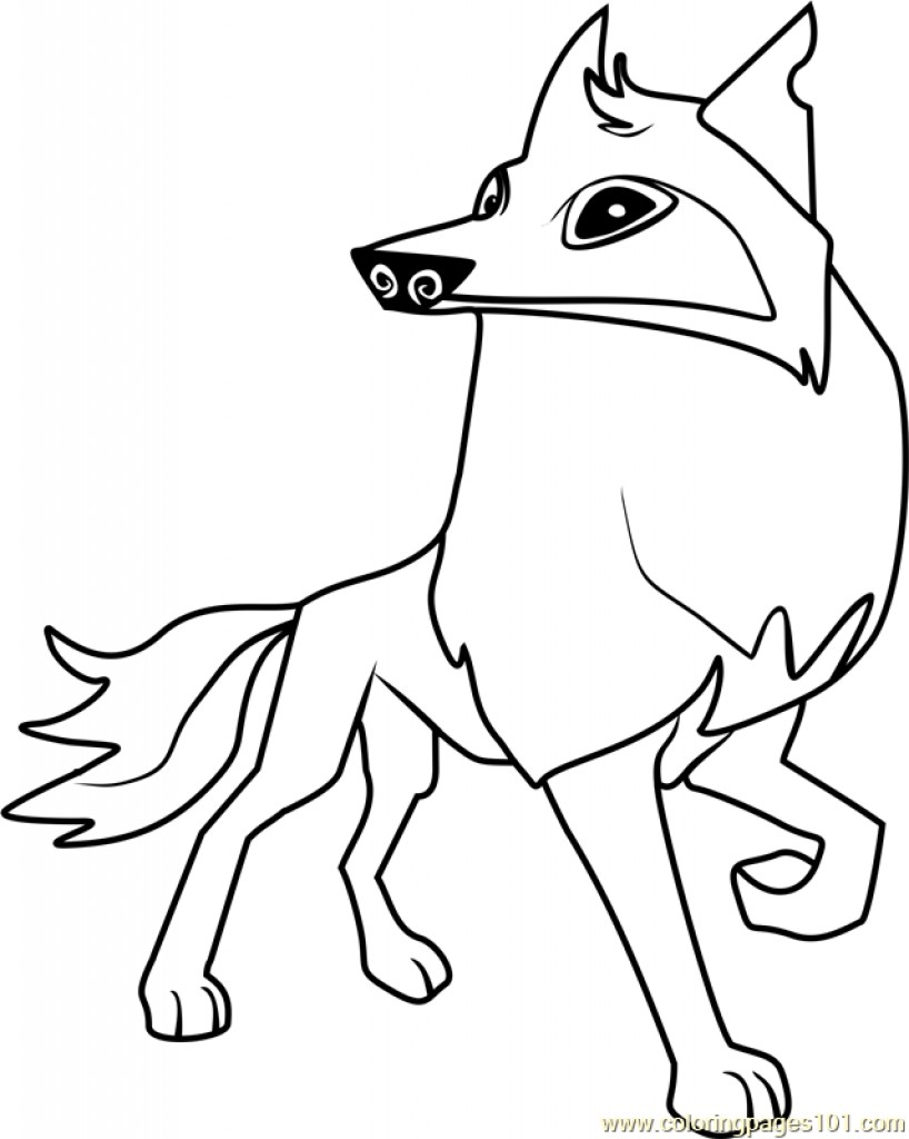 818x1024 Coloring Pages Of Animal Jam Arctic Wolf Copy Animal Jam Coloring