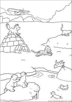 236x331 Polar Animals Printable Templates Amp Coloring Pages