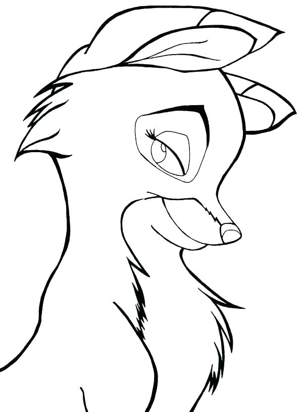 600x815 Fox Coloring Pictures Arctic Fox Coloring Page Dreamtemplates.club