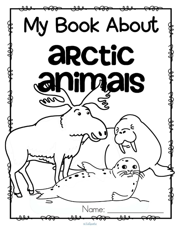 618x800 Arctic Habitat Colouring Pages
