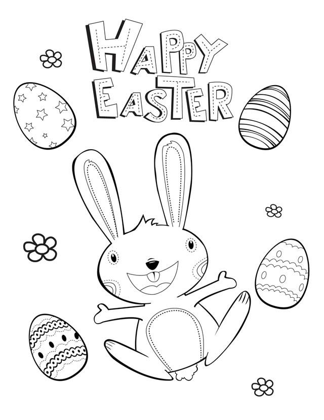 640x828 Happy Easter Coloring Page Many Interesting Cliparts