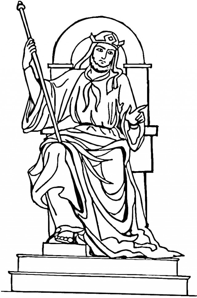 640x966 Ares Greek God Coloring Page, Greek God Apollo Drawing With Color