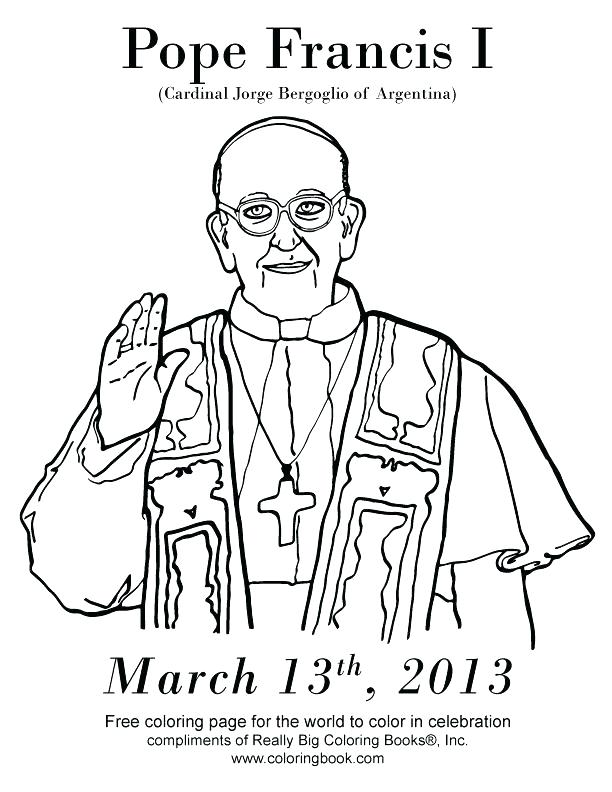 612x792 Argentina Coloring Pages Coloring Pages Pope I Coloring Page Free