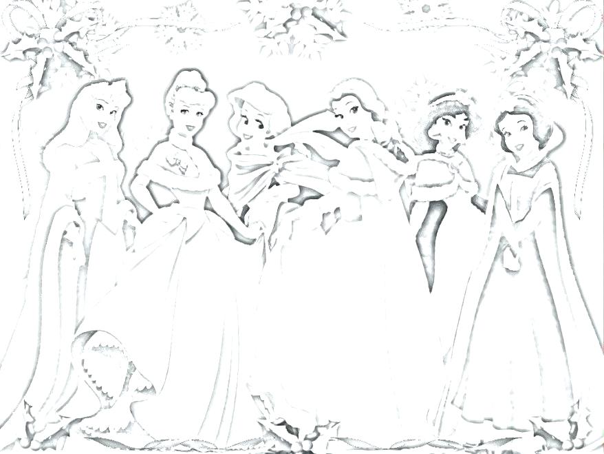 878x659 Argentina Coloring Pages Princess Snow White And All Friends