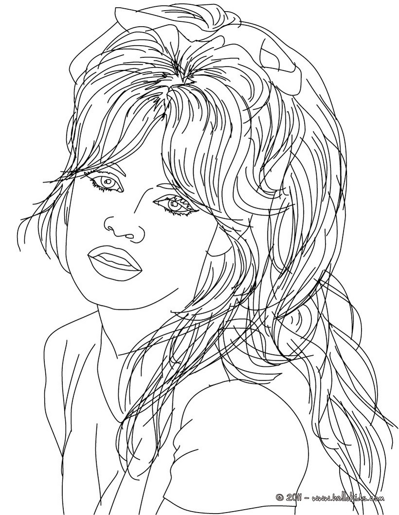 820x1060 Ariana Grande Coloring Pages 11