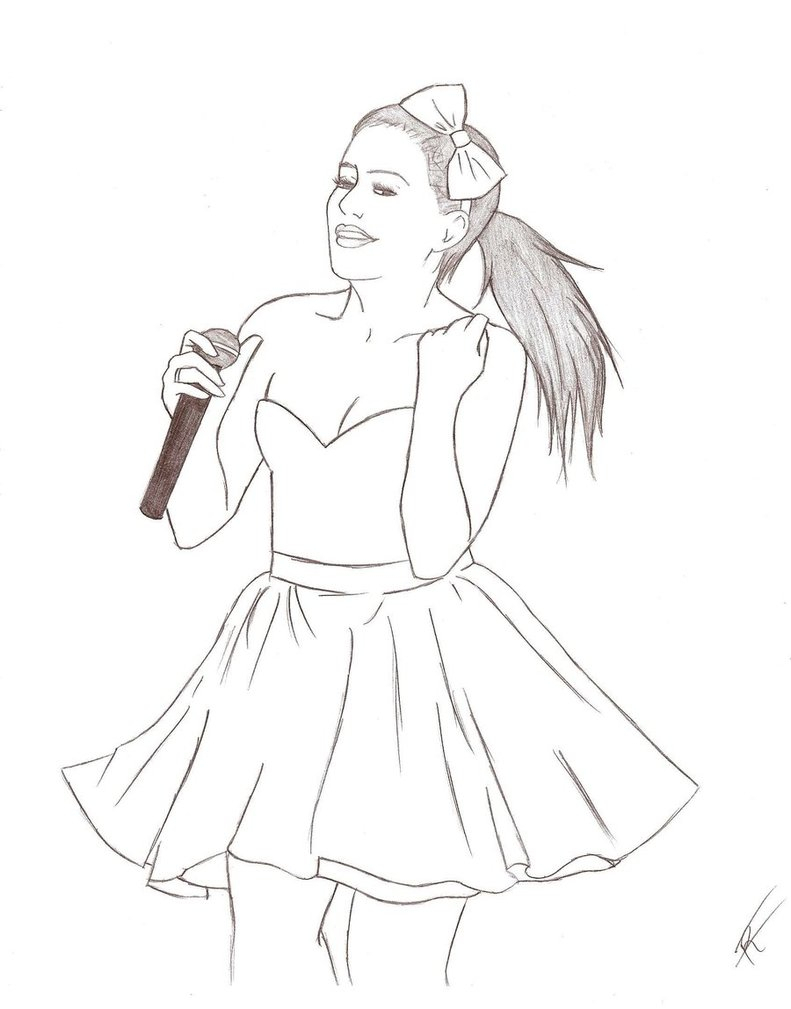 791x1009 Ariana Grande Coloring Pages Ariana Grande Coloring Pages574068