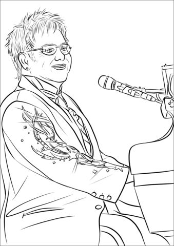 339x480 Ariana Grande Coloring Pages Printable Coloring Page