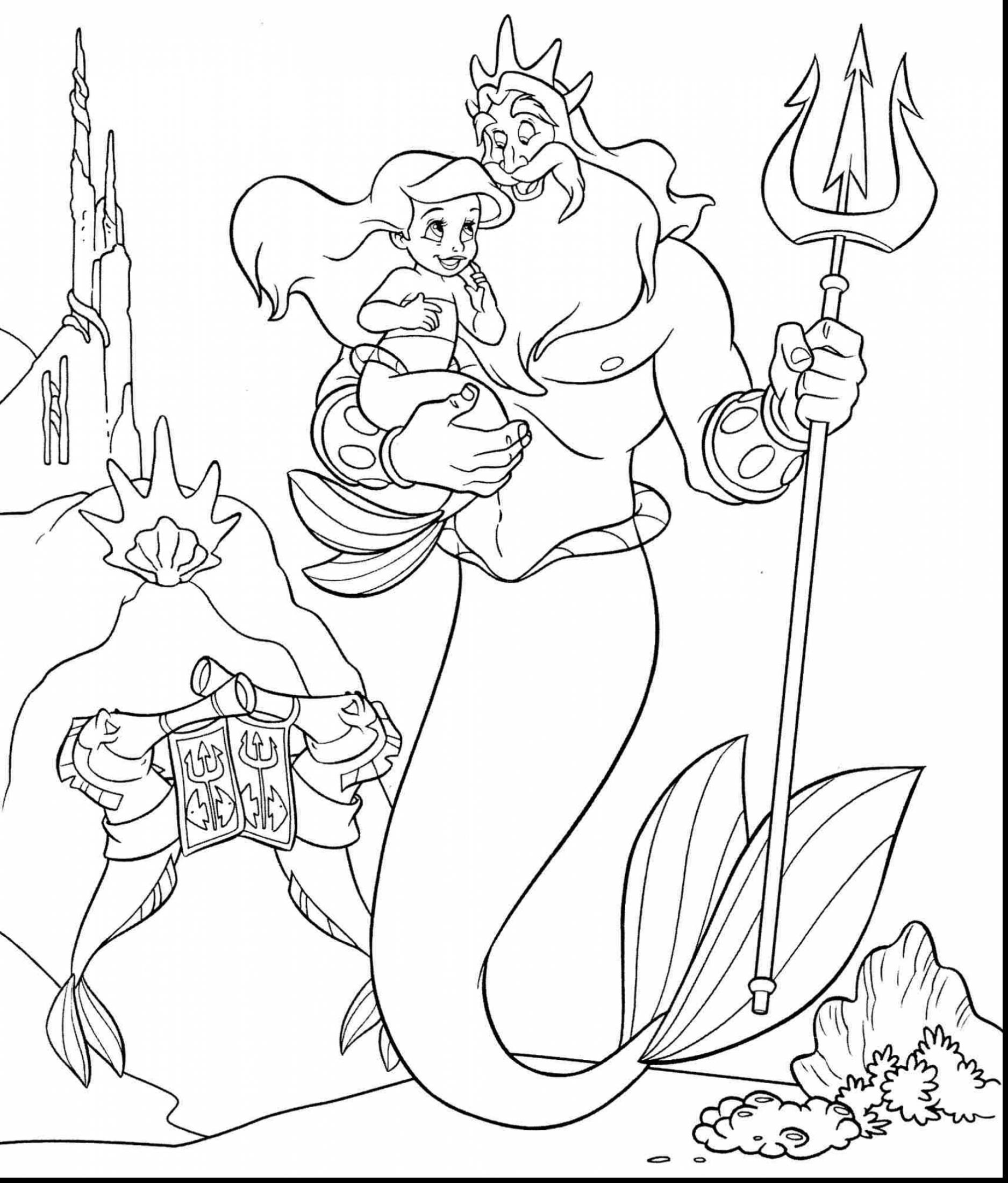1875x2200 Little Mermaid Flounder Coloring Pages Copy Little Mermaid