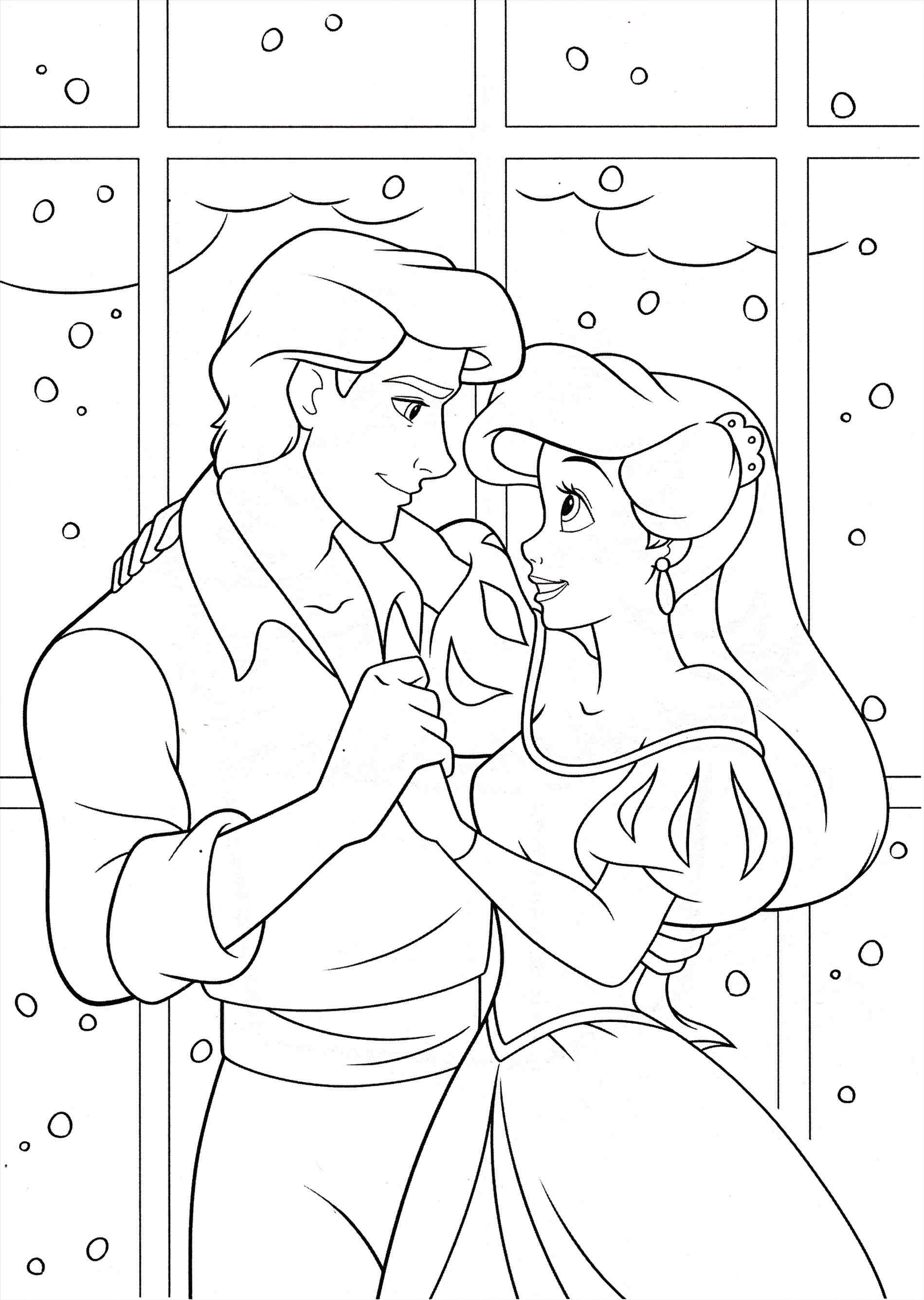 Ariel And Melody Coloring Pages