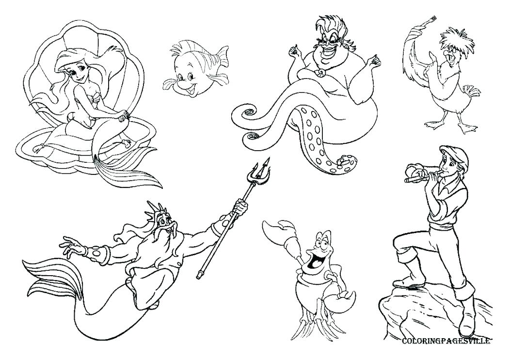 1048x741 Ursula Coloring Page Coloring Pages Coloring Page Little Mermaid