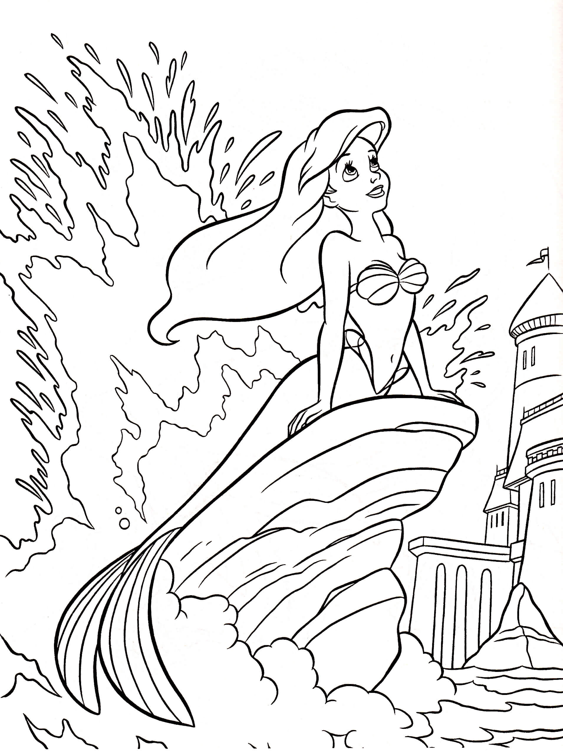1910x2545 Disney Princess Christmas Coloring Sheets Free Printable Colouring