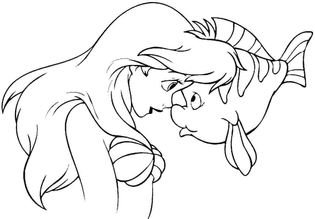 1030x716 Disney Ariel Coloring Pages Free Printable Princess Coloring Pages