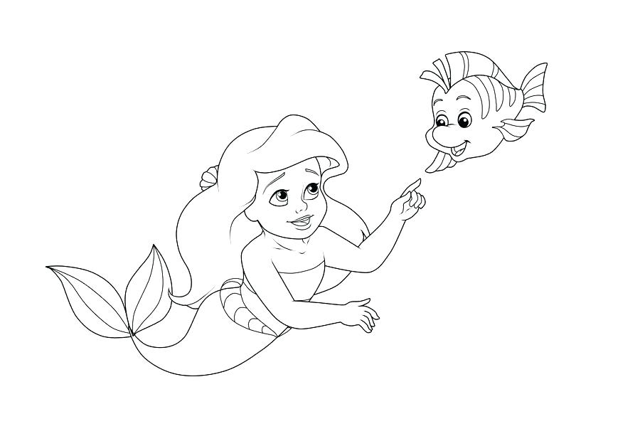 900x620 Coloring Pages For Ariel Free Coloring Pages Interesting Download