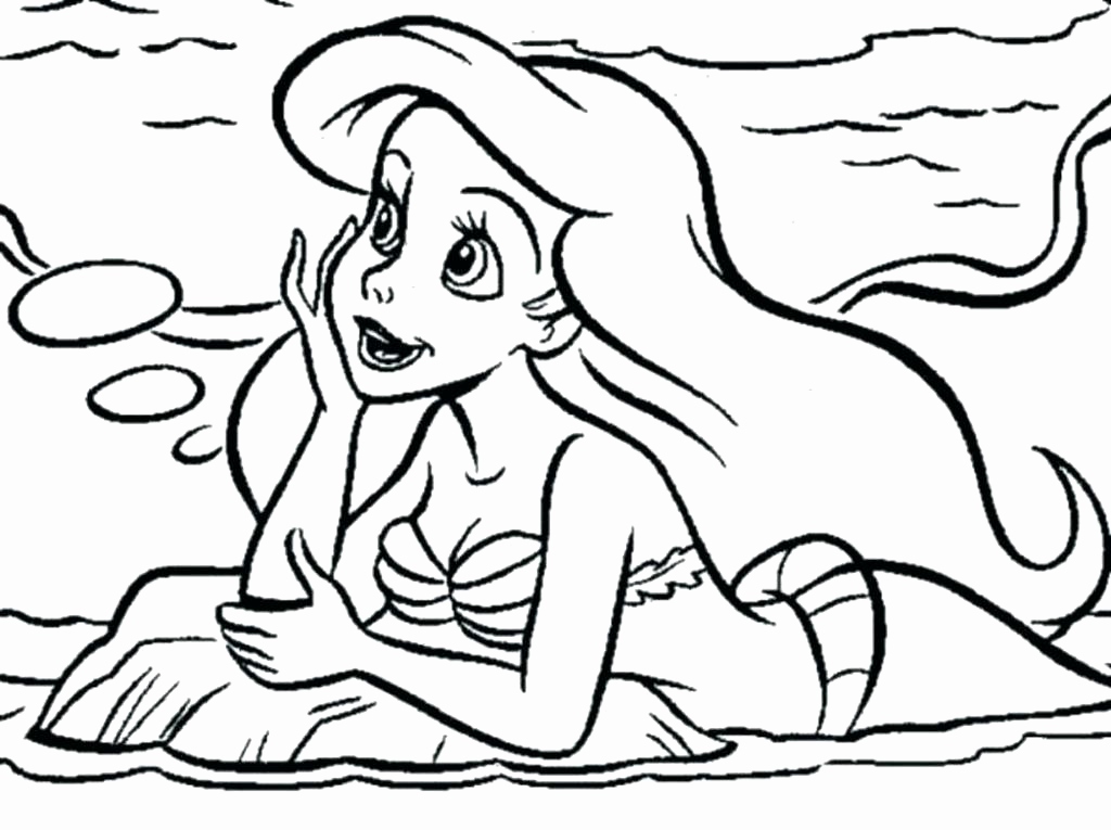 1024x765 Ariel Coloring Pages Free Photograph Princess Ariel Printable