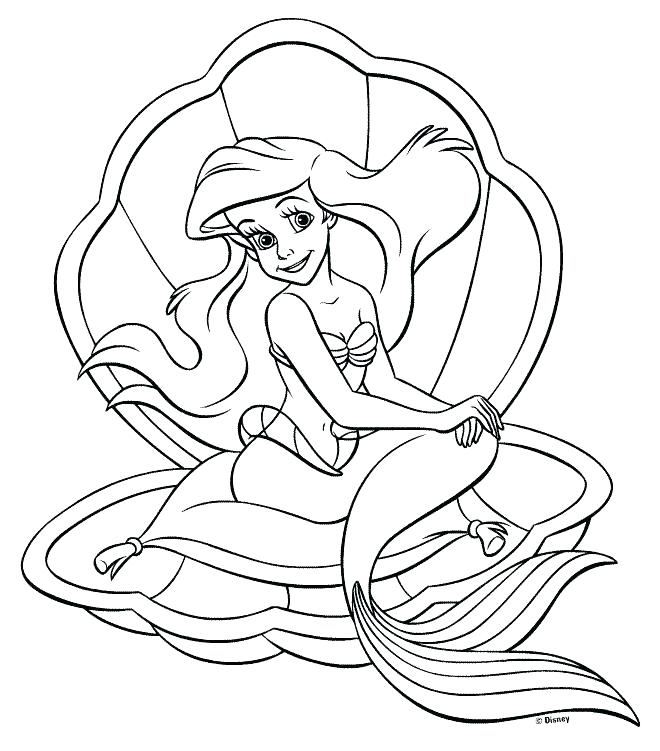 660x751 Ariel Color Page Coloring Sheets Coloring Pages Princess Coloring