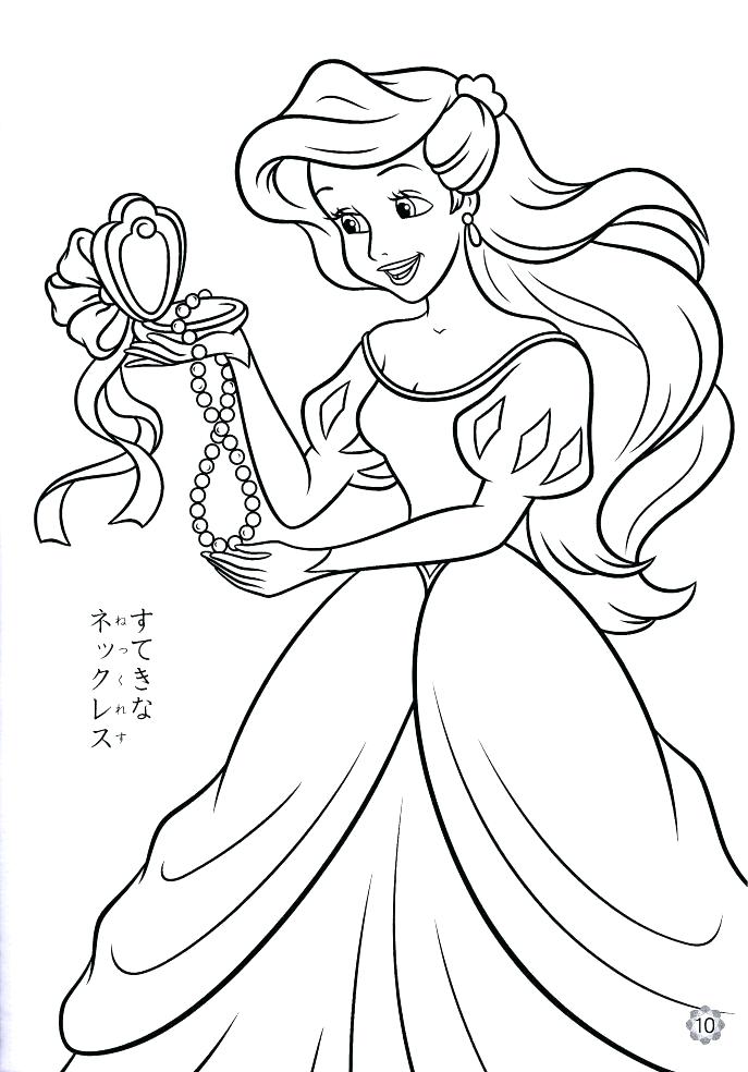 Ariel Coloring Pages Pdf