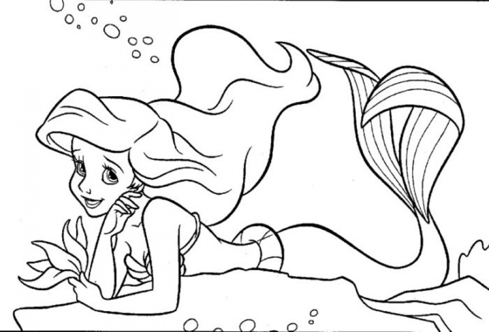 960x652 20 Free Printable Ariel Coloring Pages Everfreecoloring Com