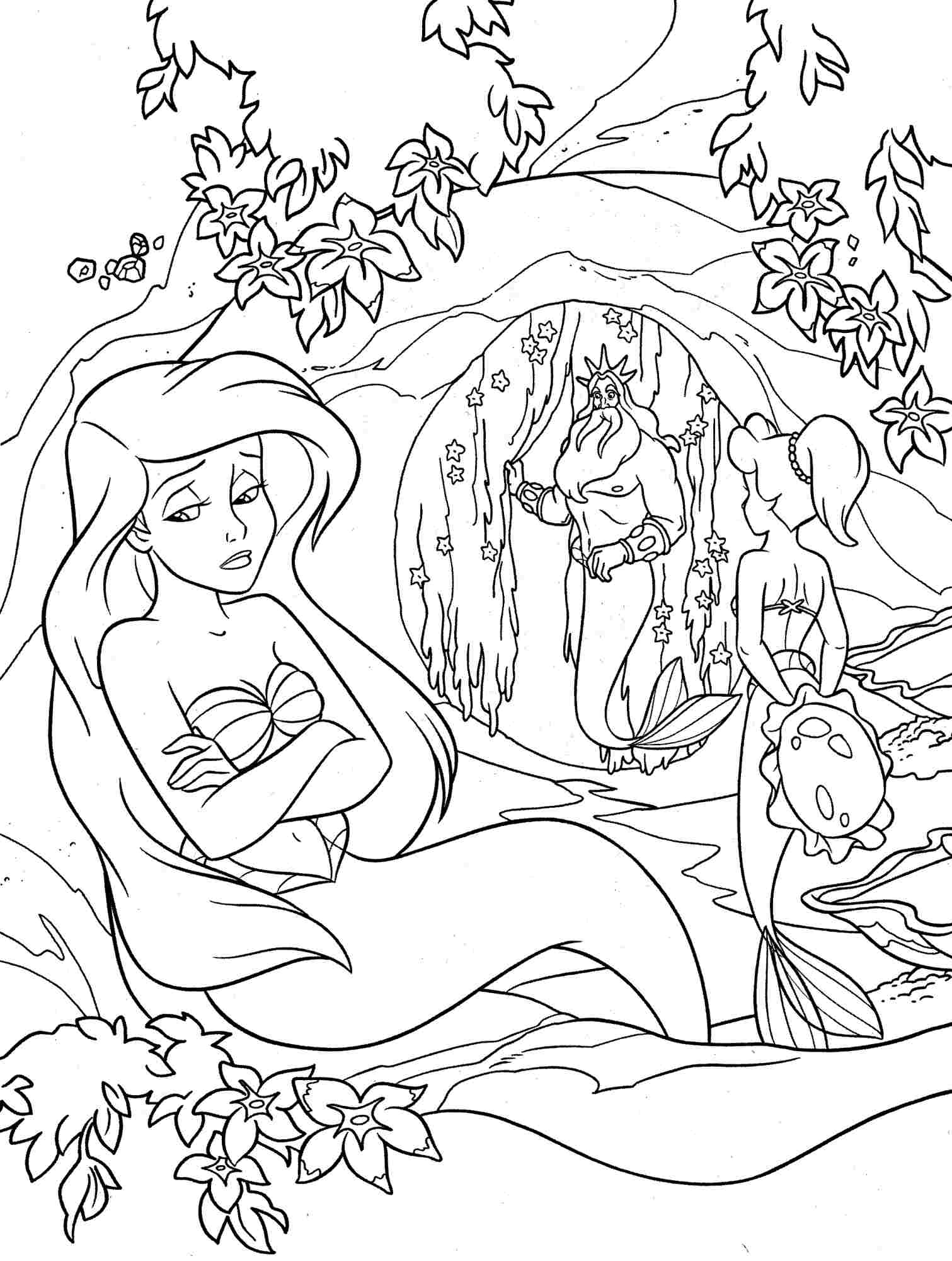 1511x2000 Mermaid Coloring Pages Free 1148 Cartoons Coloring