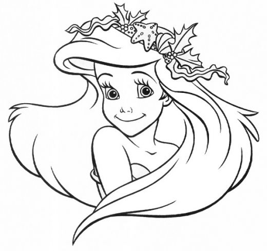 520x489 Free Little Mermaid Coloring Pages Coloring Sheets!